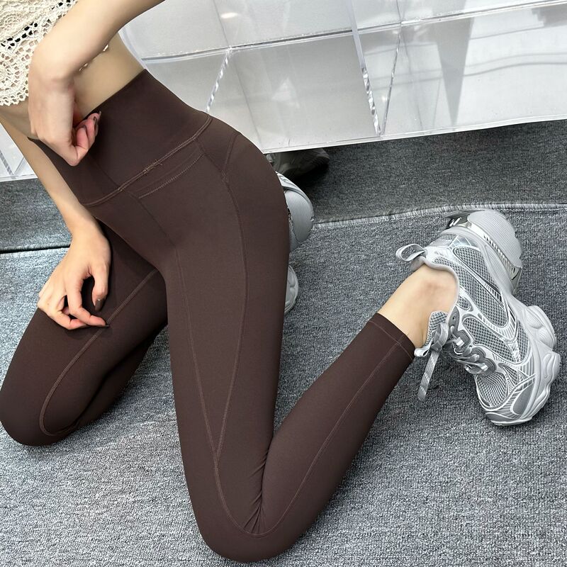 Wuxin Fairy Pants High Waist Hip-Lifting Pants Tight Nine-Point Yoga Fitness Leggings Women's Pants 6530