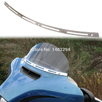 Harley Supreme Street Gliding Front Windshield Metal Splits 04-20 Year Decorative Strip with high quality