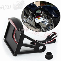 Harley 883 1200 Dana Road King Fat Boy Heir Night Luther modified license plate frame retro rear license plate rack