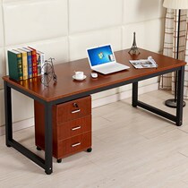 Thickened double computer desk Desktop desk Commercial office Study desk Middle school student writing desk Chinese painting desk