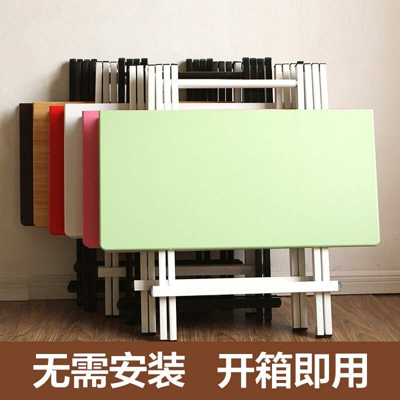 Folding Table Dining Table Little Dining Table Simple Home Square Squared Wood Table Multifunction Systolic Outdoor Table