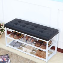 Home multi-layer shoe stool Dormitory widening stool Shoe shop shoe sofa stool European shoe stool Womens shop Sponge shoe stool