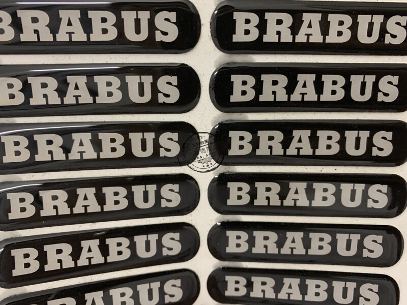 Suitable for Smart's New 453A Column Triangle Exterior Panel Brabus Labeling English Busu Labeling