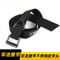 Military fan belt stainless steel belt head nylon belt casual belt casual belt CQB nylon belt