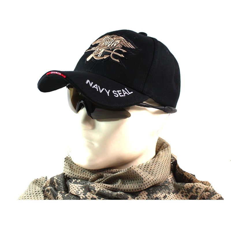 [USD 15.71] American SEAL commemorative baseball cap sun visor I am a