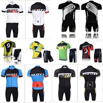 2022 Thin speed dry mountain bike scott fleet version riding suit for men and women summer bike short sleeve suit