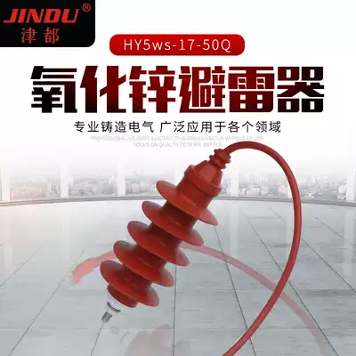 Long-term sales zinc oxide arrester HY5ws-17-50Q silicone rubber power distribution type zinc oxide arrester