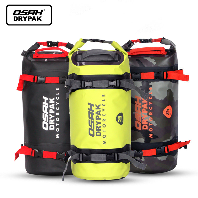 OSAH Locomotive Waterproof Riding Equipment Accessories Car Tailbag Rain-Proof Reflective Portable Rear Tailbag Knight Travel Bag