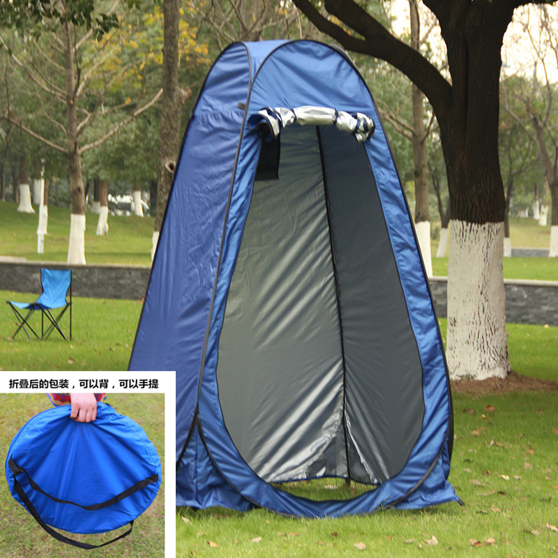 Outdoor bathing shower tent bath cover adult thickening warmth home winter simple mobile toilet change dressing tent