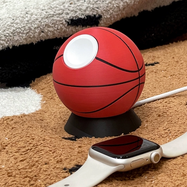 iWatch Watch Charging Stand Apple Watch Charger Base Basketball Stand Desktop Atmosphere Table Set iWatch Watch Charging Stand Apple Watch Charger Base Basketball Stand Desktop Atmosphere Table Set