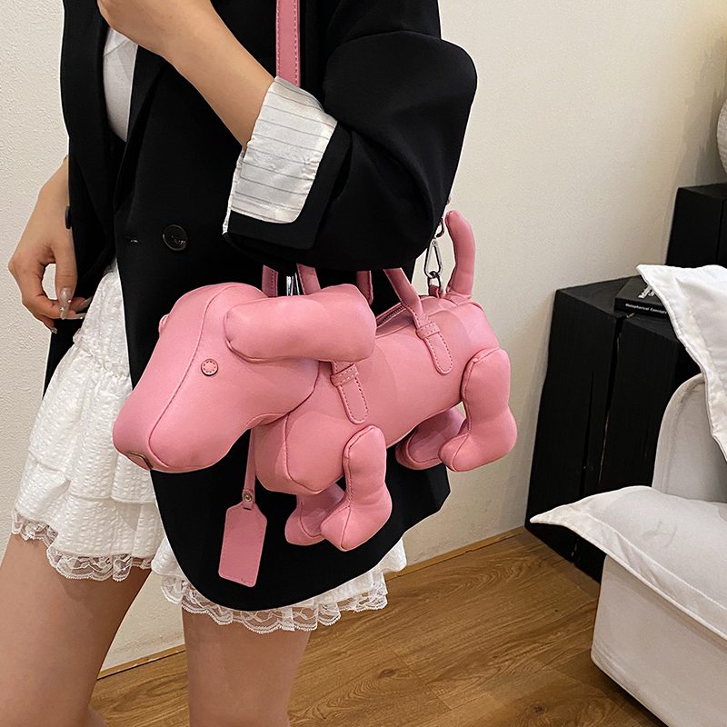 2025 New Fashion Handbag, Trendy and High-End, Single Shoulder Crossbody, Casual and Versatile, Pink Girly Puppy Bag 2025 New Fashion Handbag, Trendy and High-End, Single Shoulder Crossbody, Casual and Versatile, Pink Girly Puppy Bag