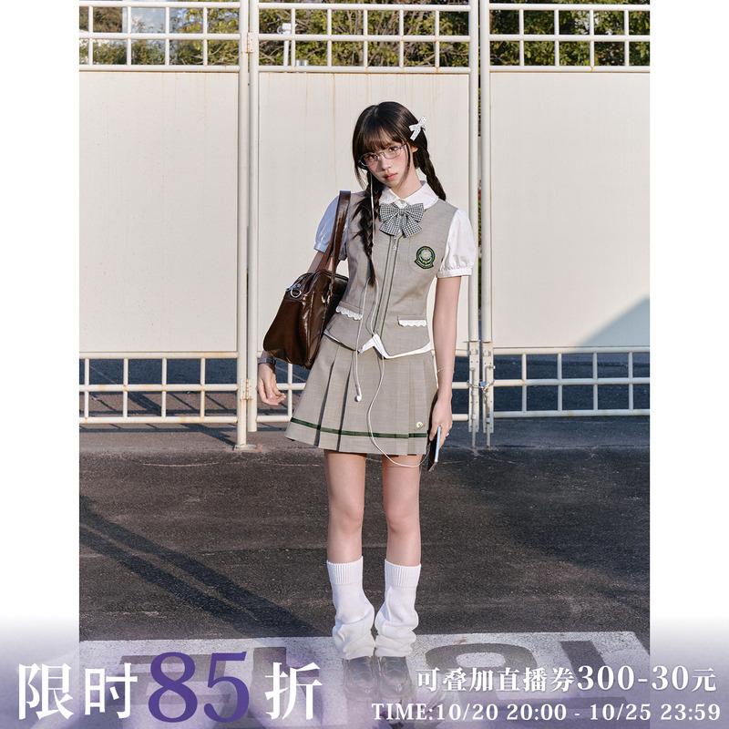 Geng Dou Story: Daisy and Spring *Perfect Fit! Slim Fit Authentic Uniform Set Sailor Suit Jk Uniform Academy*