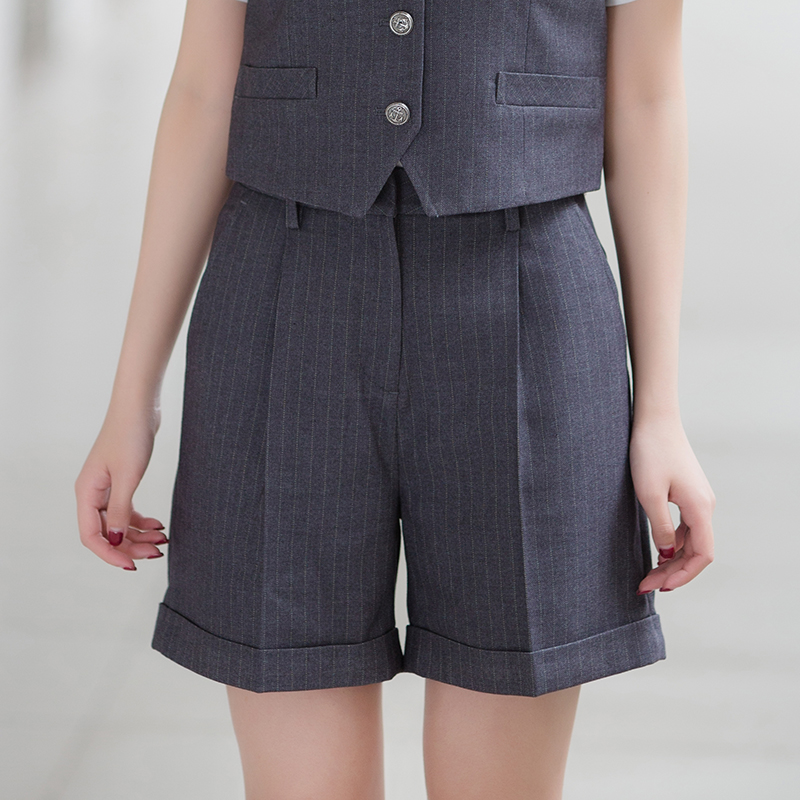 【梗豆物语】kyoukoJK制服品牌自制春秋款女生正统条纹西裤短裤