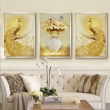 Cross -STITCH Вышивка 2020 Новая большая гостиная Golden Peacock Sanlian Trinity Home Home 2021 Вышивка ручной работы ручной работы ручной работы