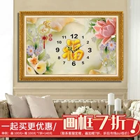 Cross -STITCH Вышивка 2020 Новая большая гостиная дома и Wealth Watch Attomosphere 2021 Небольшие части ремесленника сами