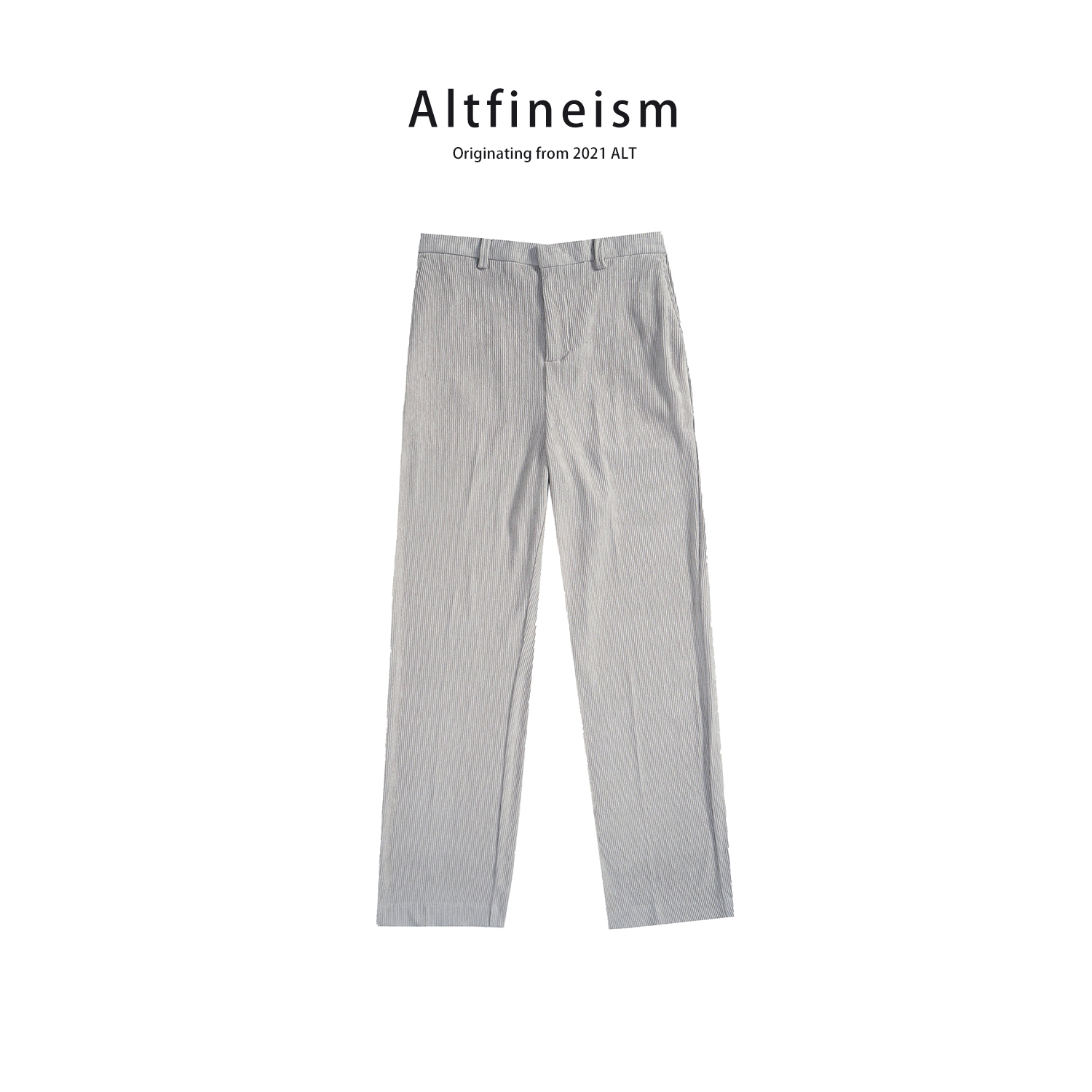 ALT slim men's straight pants comfortable slim pants High elastic thin casual pants 2021 spring new