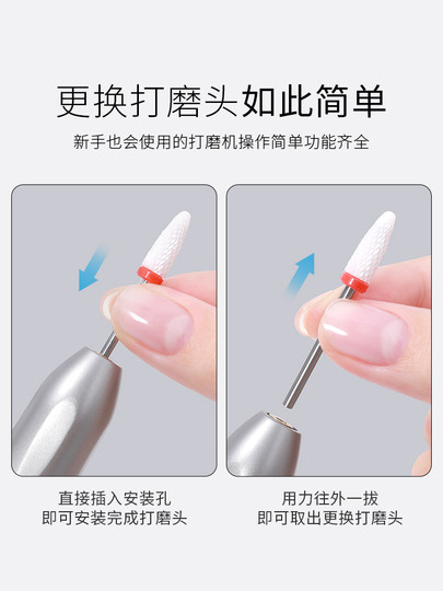 Nail Remover and Polisher, Special Electric Dead Skin Removal Tool Set for Nail Salons, Small Manicure Grinder, Onychomycosis