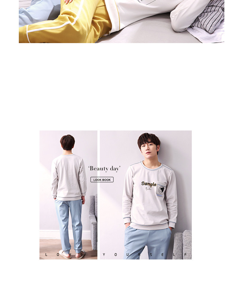 Pyjama mixte en Coton à manches longues - Ref 2988415 Image 41