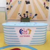 Baking Lacquer Studio Main Podcast Studio Podcast Presenter Table Little Kids School News studio TV Channel TV Podcast table