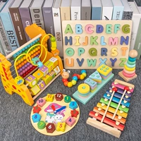 Комплект, металлофон, часы с буквами, гусеница