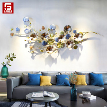 Nordic light luxury living room wall decoration Entrance pendant Bedroom background hanging three-dimensional wall decoration Metal wall hanging