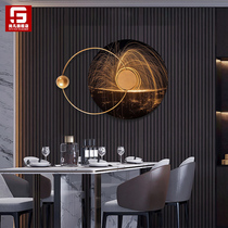 Modern Light Lavish Metal Iron Art Wall-mounted Solid Genguan Wall Decoration Living Room Restaurant Sofa Background Wall Decorative Pendant