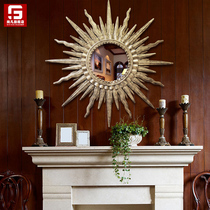 European-style sunglasses wall decoration Wall decoration Creative living room wall Entrance wall pendant American-style dining room wall decoration