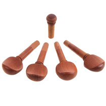 Accessoires pour violon en bois de datte chevilles de violon en bois de datte cordier cordier ensemble complet de boutons de queue facile à installer