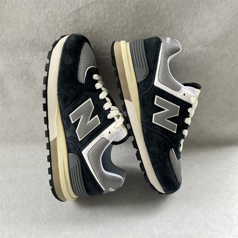 Korean Style Summer Black Classic 574 Second-Generation Men's Shoes Casual Retro Dad Running Shoes Lightweight Sports Shoes for Women