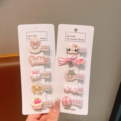 Baby Hair Clips Fully Covered with Fabric, Gentle on Hair, Cute and Adorable Hairpins for Girls, Baby Hair Accessories, Children's Hair Ornaments — 8