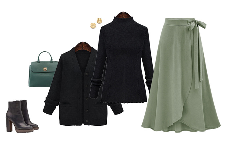 2018 mới cao eo không đều váy xẻ váy châu Âu và Mỹ kích thước lớn dây dài váy blazer nữ