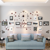 3d three-dimensional wall stickers living room background wall stickers bedroom room wall decoration Net red rental house renovation
