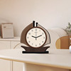 Retro Sailboat-Shaped Desk Clock, Silent Wooden Desktop Clock, Decorative Ornaments, 2026 New Style Personalized Pendulum Clock, Desk Clock