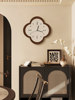 2024 New Retro Clock Wall Clock Living Room Light Luxury Dining Room Decoration Silent Bedroom Punch-Free Creative Wall Clock