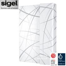 New German imported sigel notebook Sphere embossed magnetic buckle flip cover hard cover A6 notepad