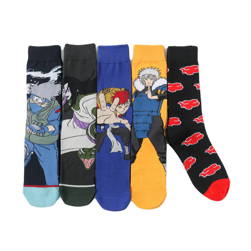 Spring and Autumn Naruto Mid-Calf Socks Winter Unisex Adult European and American College Students Trendy Boys Anime Adult Socks Spring and Autumn Naruto Mid-Calf Socks Winter Unisex Adult European and American College Students Trendy Boys Anime Adult Socks