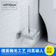 Artiqua Toilet Brush Toilet Cup 304 Stainless Steel Toilet Brush Holder Bright Toilet Cup Holder Bathroom Pendant