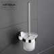 Artiqua Toilet Brush Toilet Cup 304 Stainless Steel Toilet Brush Holder Glossy Toilet Cup Holder Bathroom Accessory