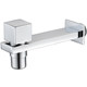 Artiqua All-Copper Mop Sink Faucet Square Design Washing Machine Faucet Balcony Wall-Mounted Single Cold Water Spout