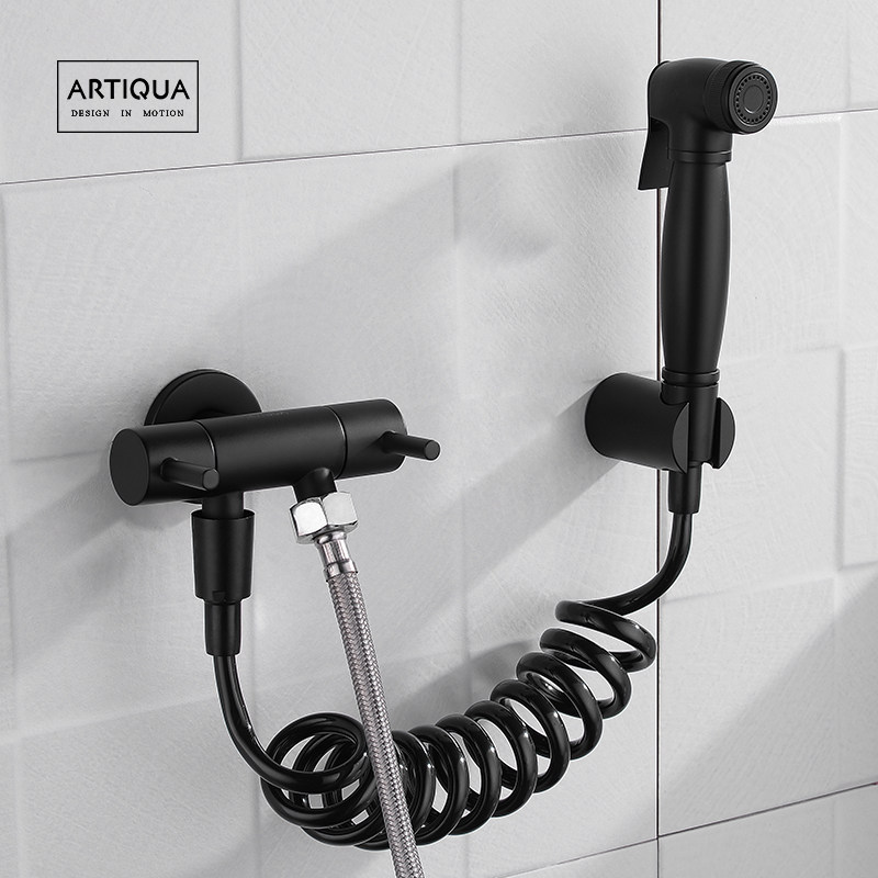 One in two out of all copper angle valve toilet mate cleaning wife washer nozzle pressurized spray gun set toilet flush