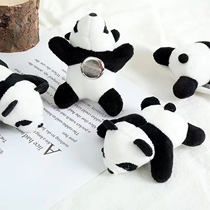 Panda Brooch Pa Pa Pa Bear Doll Cartoon Pin Plush Cute Doll Doll Soft Fabric Bag Pendant