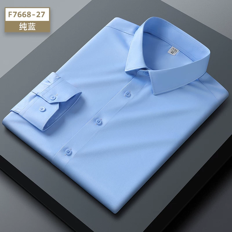 Classic suit jacket, elastic shirt, slim fit