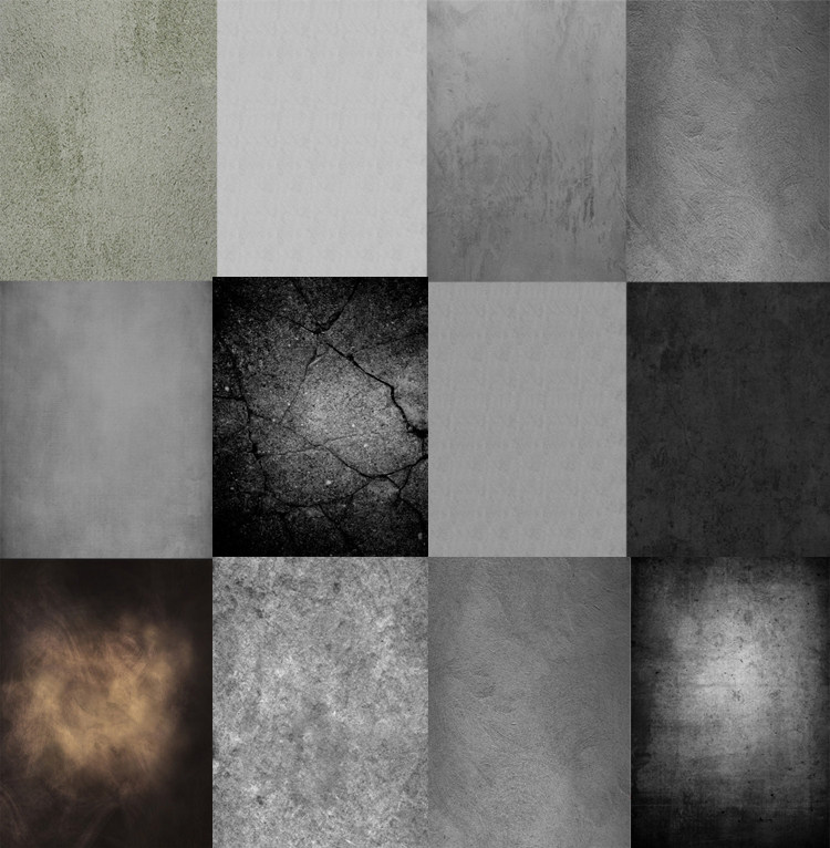 Cement grain background board European and American air smoke gray food photography tableware snacks shooting photo background cloth