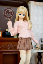 (Meow house)College style skirt pleated skirt Baby uniform skirt DD SD BJD 1 3 3 points 4 points MDD