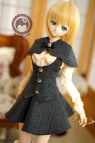 (Meow House)Uniform series third bomb-Detective Academy baby clothes DD BJD AS AE 3 points 1 3 SD16