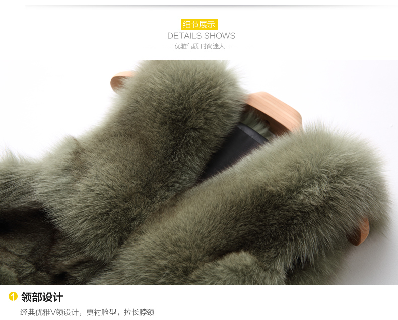 Manteau de fourrure femme ZQQZ - Ref 3173982 Image 21