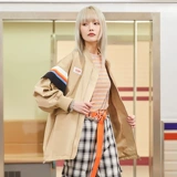 Весенняя трендовая дизайнерская куртка, оверсайз, 2021 года, тренд сезона