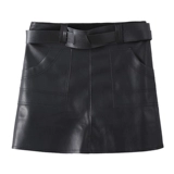 Осенняя цветная приталенная сексуальная черная юбка, А-силуэт, коллекция 2021