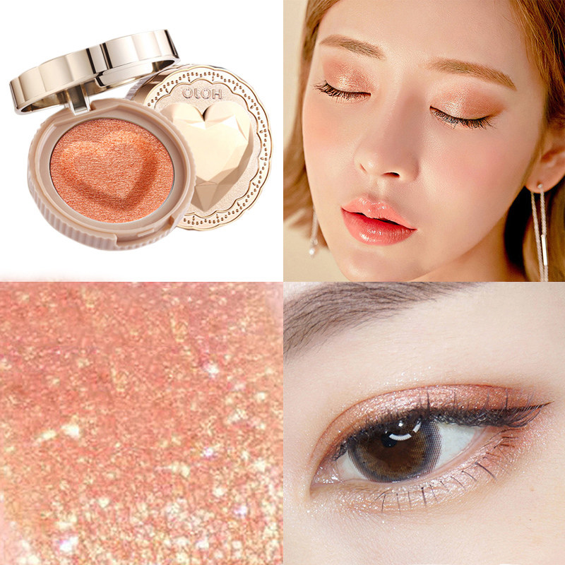 hojo cotton candy orange color monochromatic eye shadow female 2018 new net red pearlescent beginners earth waterproof mashed potatoes