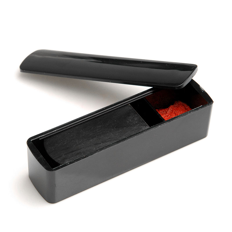 Personality stamp Organic stamp box Black stamp box Transparent stamp box